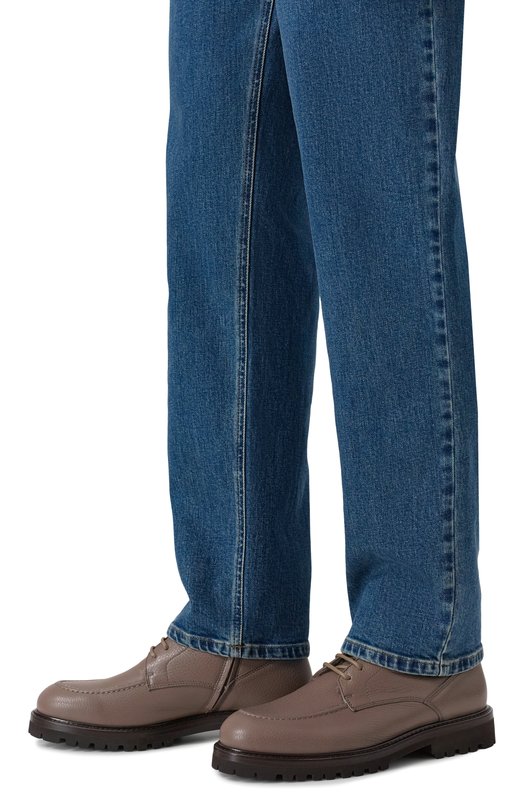 Кожаные ботинки MVST B00TS 1/DEER+SHEARLING Бежевый  B00TS 1/DEER+SHEARLING Фото 3