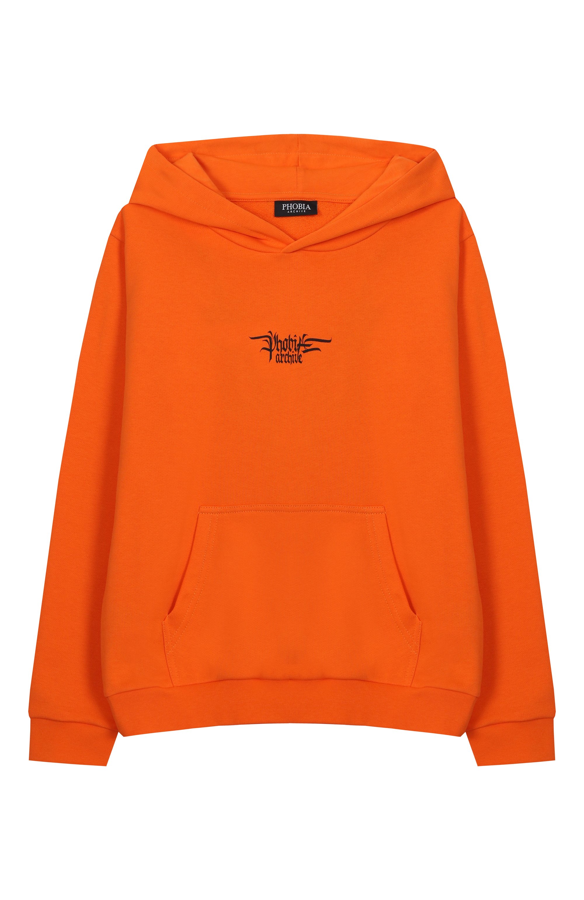 Хлопковое худи PHOBIA ARCHIVE оранжевого цвета по цене 11800 руб., арт. PHK00765, фото 1 Хлопковое худи PHOBIA ARCHIVE, арт. PHK00765, фото 1