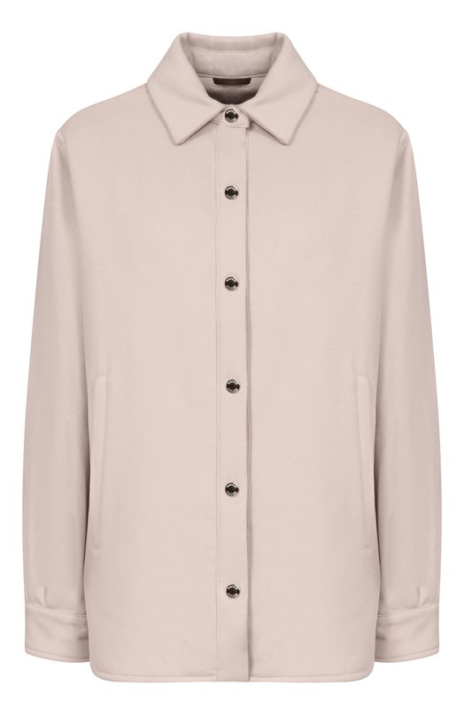 Куртка-рубашка из шерсти и кашемира Moorer KINSALE/LS9 Кремовый KINSALE/LS9