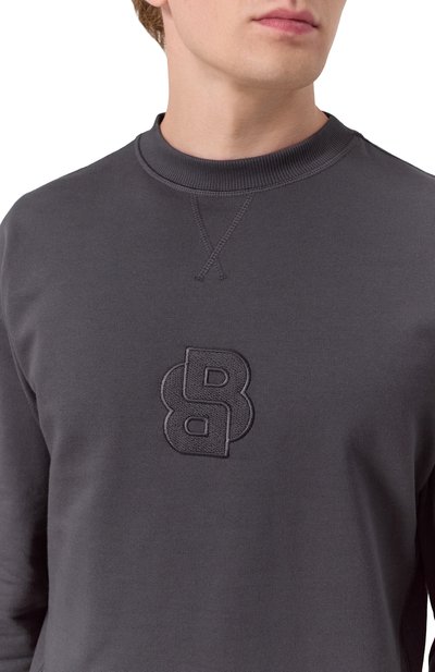 Хлопковый свитшот BOSS, арт. 50545529, фото 5