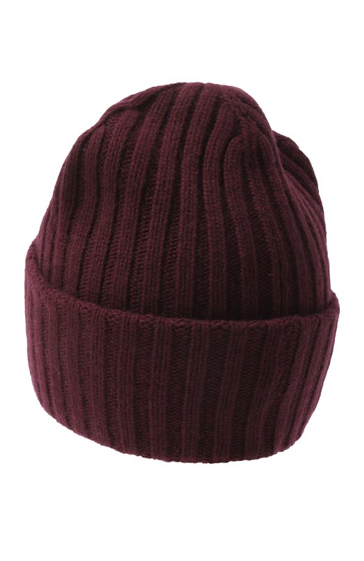 Шапка из шерсти и вискозы Ganni A6930 Бордовый  A6930 Фото 2