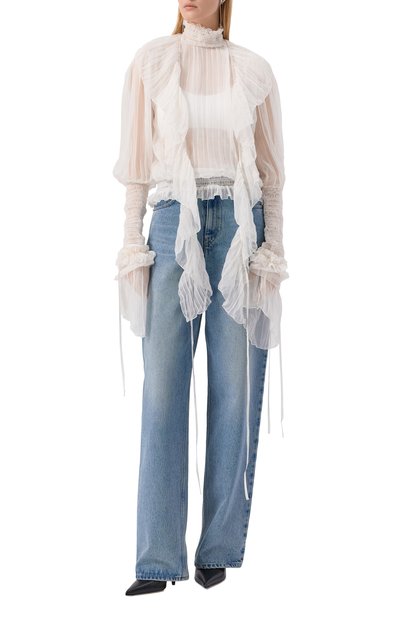 Шелковая блузка BLUMARINE, арт. 4C198A, фото 3