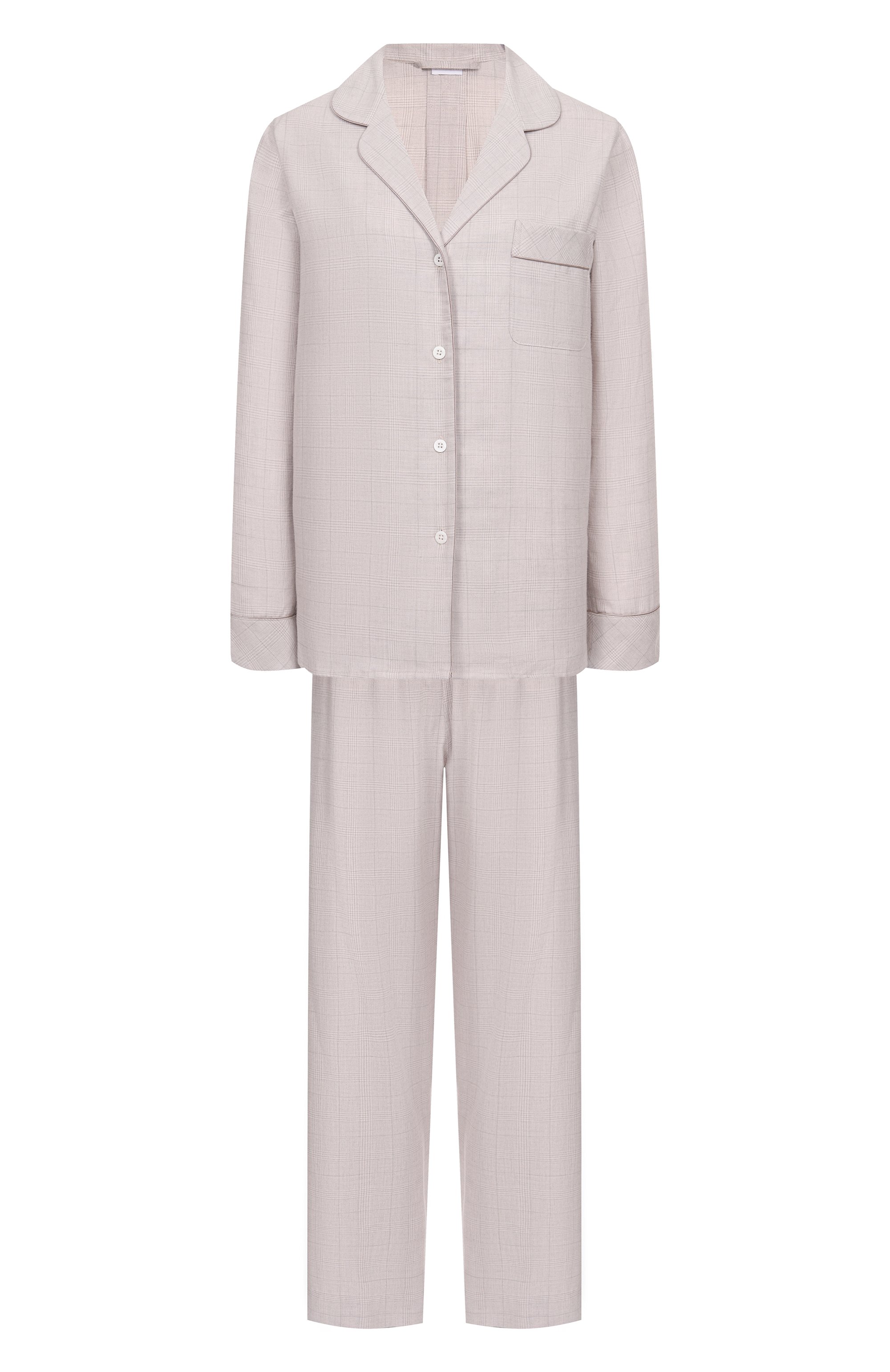 Пижама из хлопка и шерсти ZIMMERLI, арт. 4600-11004, фото 1