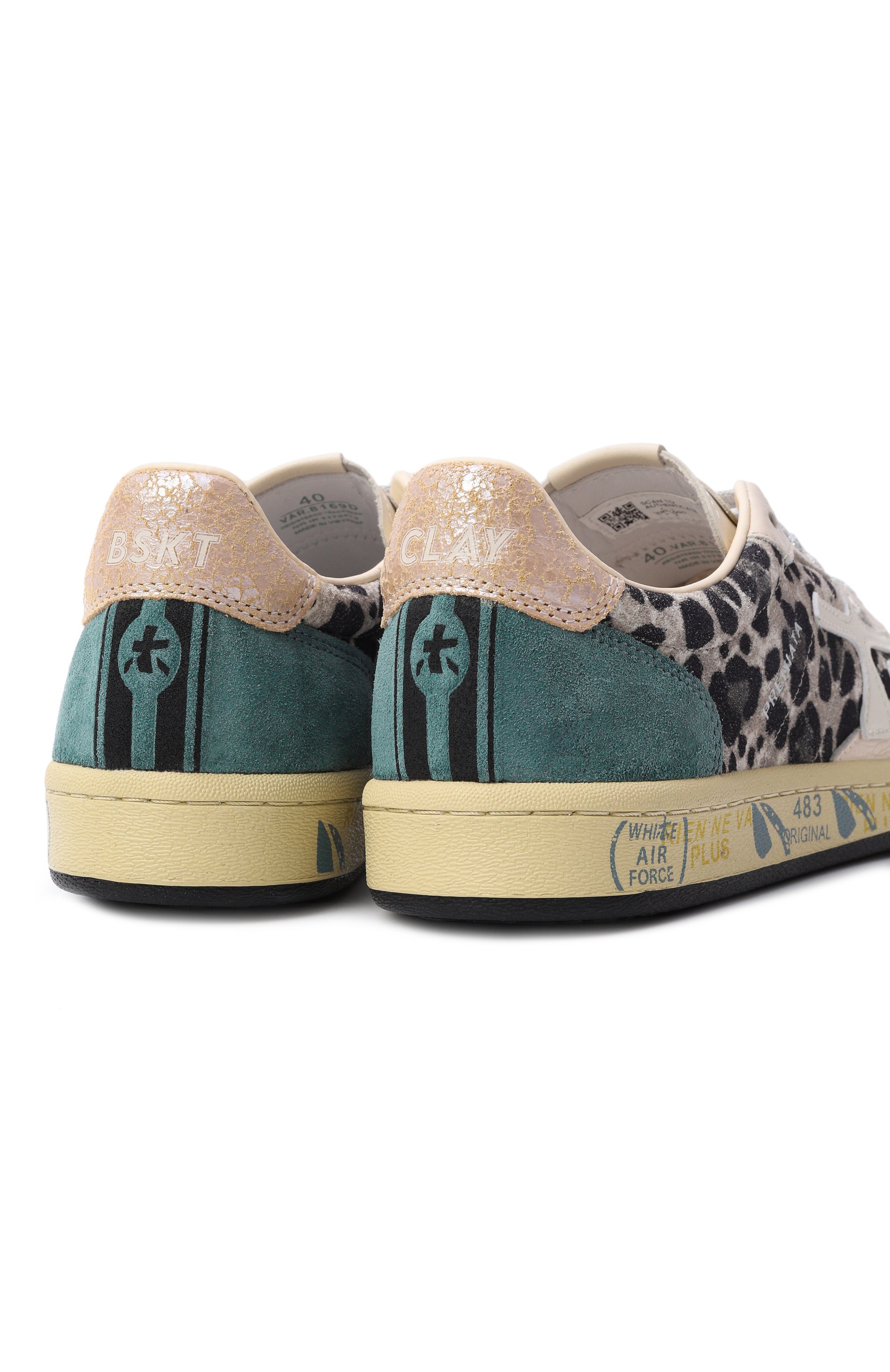 Кожаные кеды bskt clay PREMIATA, арт. BSKTCLAD/VAR 8169, фото 7