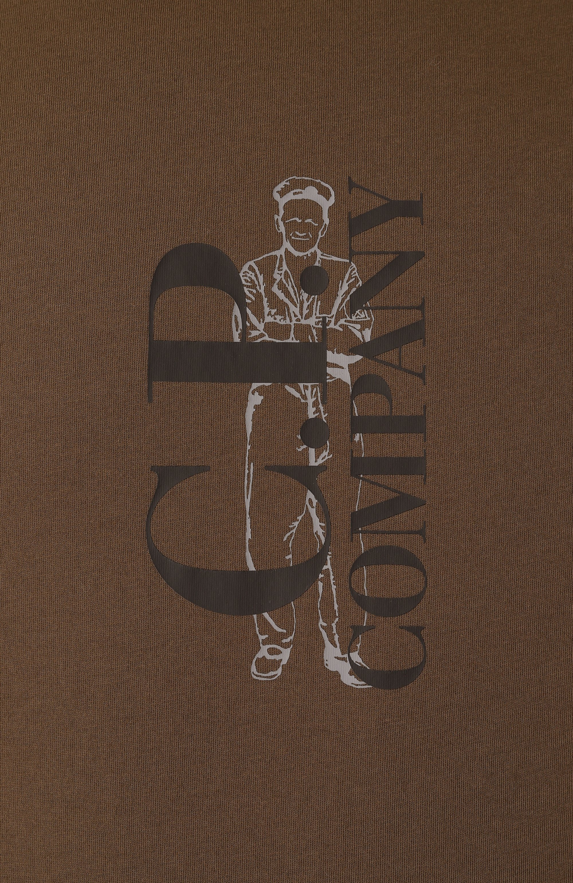 Хлопковая футболка C.P. COMPANY, арт. 18CMTS177A005100W, фото 6