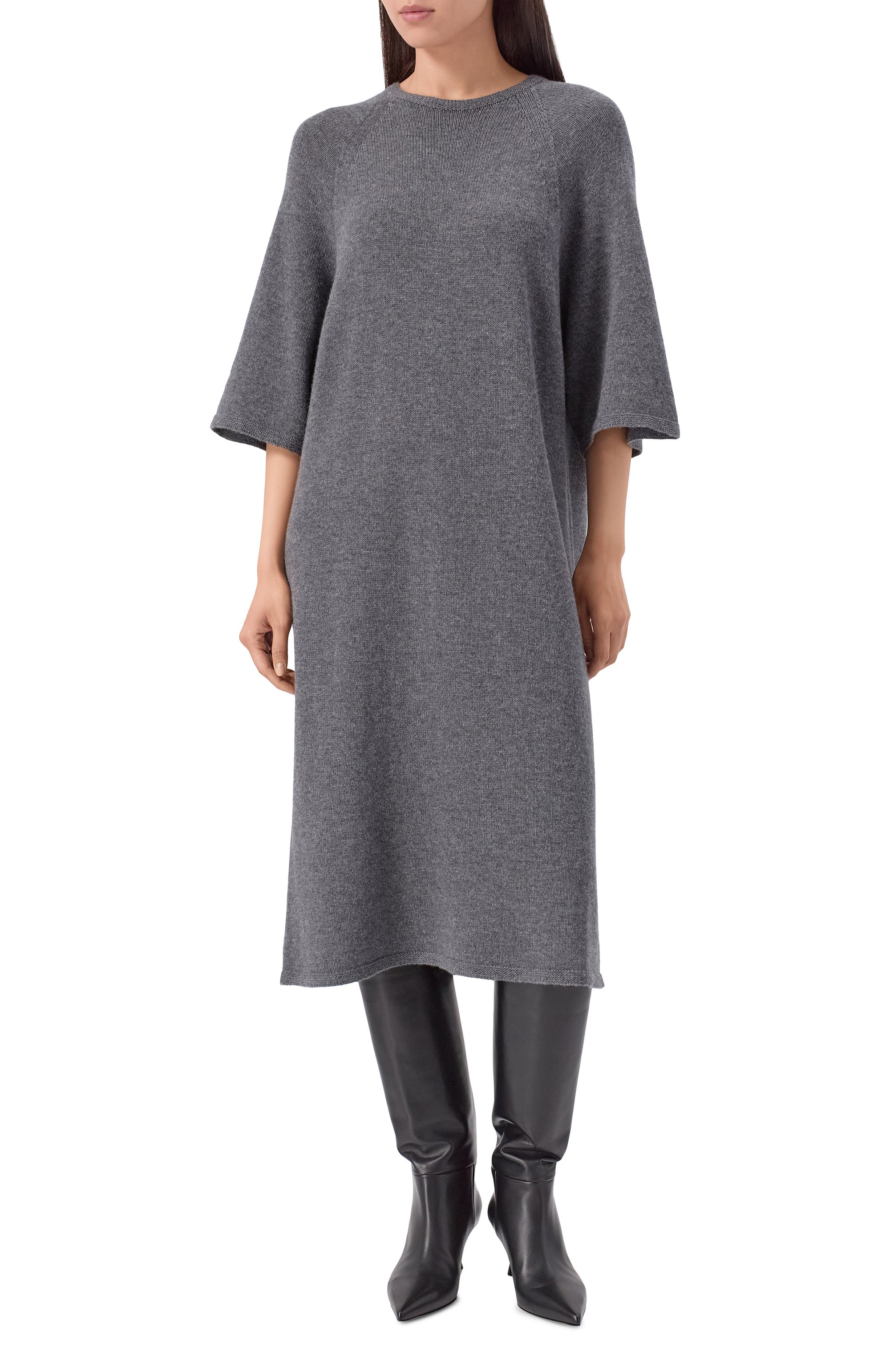 Пл�атье из шерсти и кашемира EMPORIO ARMANI, арт. EW003196/AF20114/UB115, фото 3