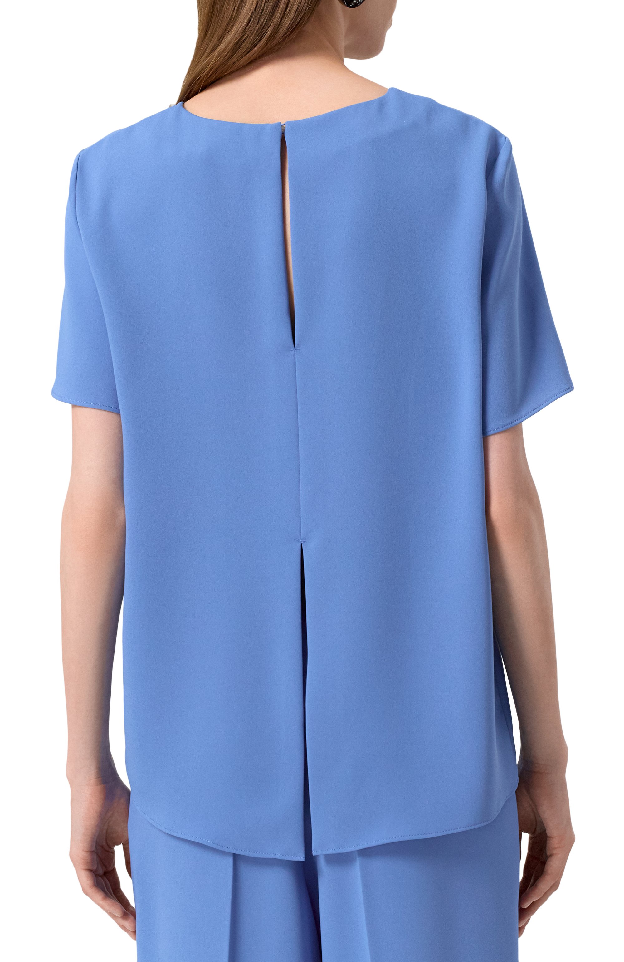 Топ P.A.R.O.S.H. голубого цвета по цене 32800 руб., арт. D312430, фото 4 Топ P.A.R.O.S.H., арт. D312430, фото 4