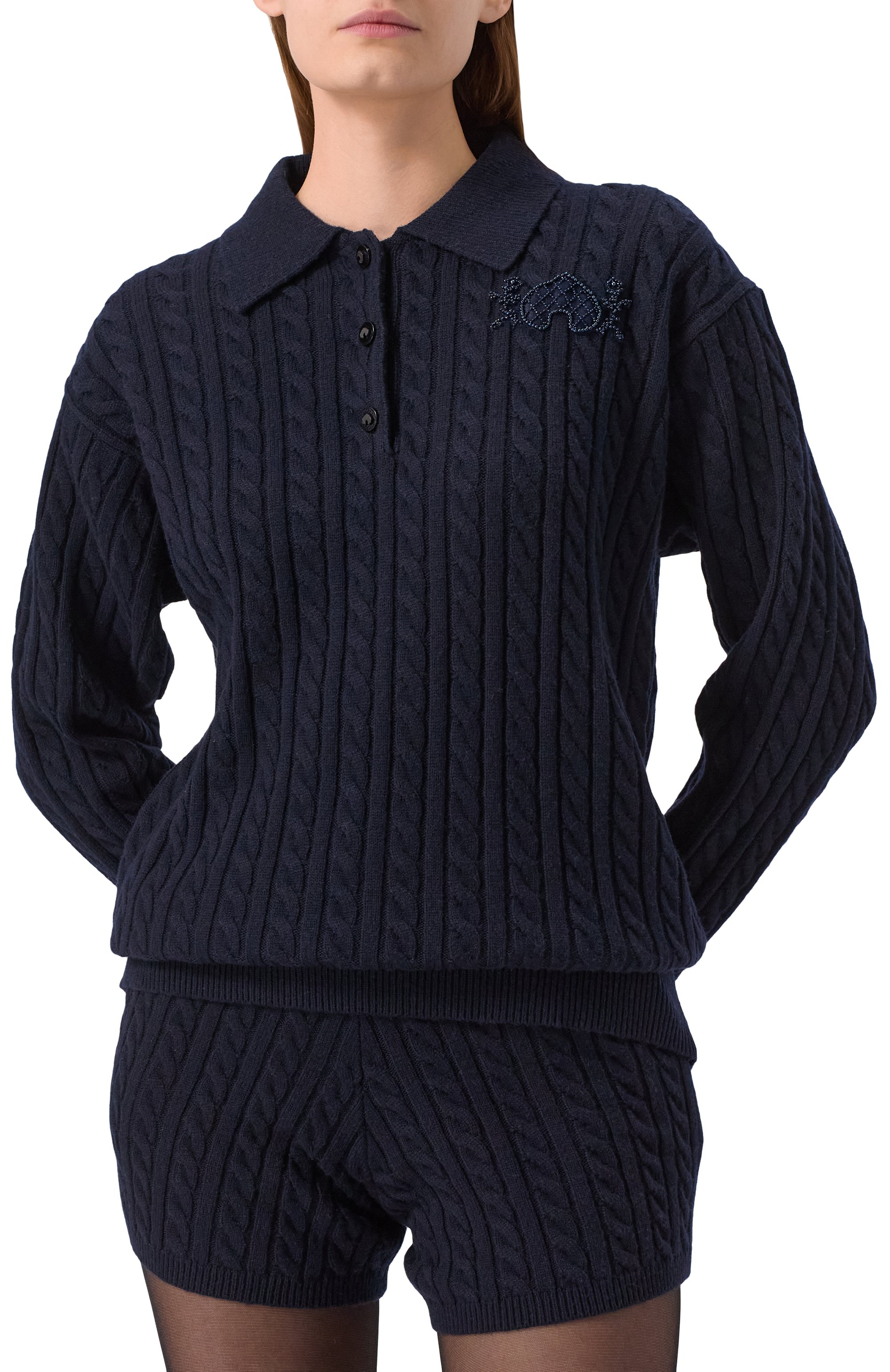 Кашемировое поло AKHMADULLINA, арт. 1225.2DJ951/W408, фото 3