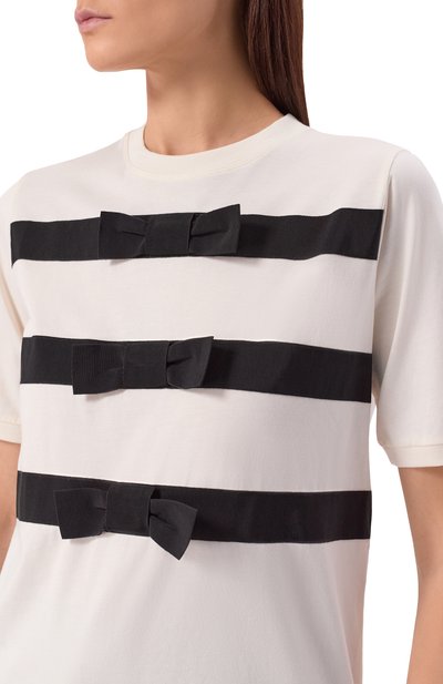 Хлопковая футболка NINA RICCI, арт. 26PJT0038/C01094, фото 5