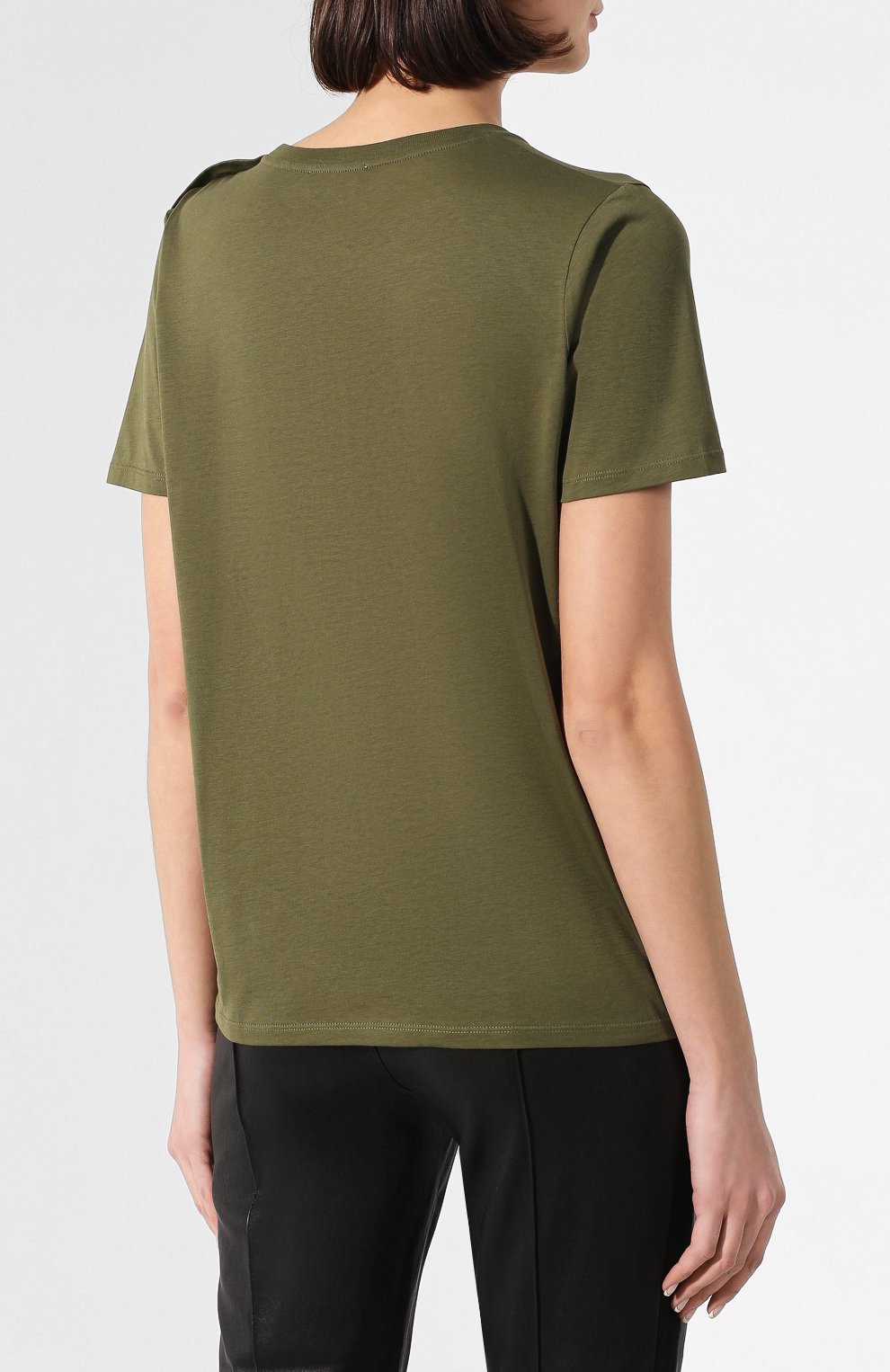 Хлопковая футболка BALMAIN, арт. TF11350/I386, фото 4