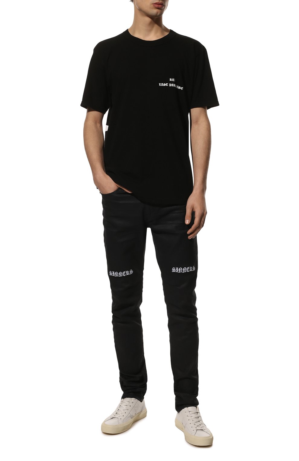 Хлопковая футболка RTA, арт. MH21-A830-7166BTRIS, фото 2