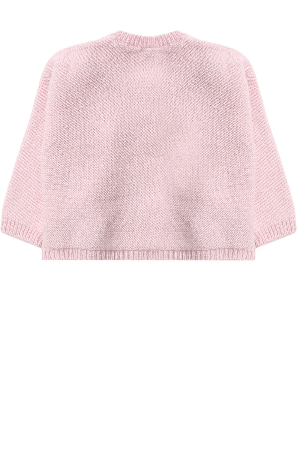 Шерстяной кардиган IL GUFO розового цвета по цене 12900 руб., арт. A17GF265EM220/3M-9M, фото 2 Шерстяной кардиган IL GUFO, арт. A17GF265EM220/3M-9M, фото 2