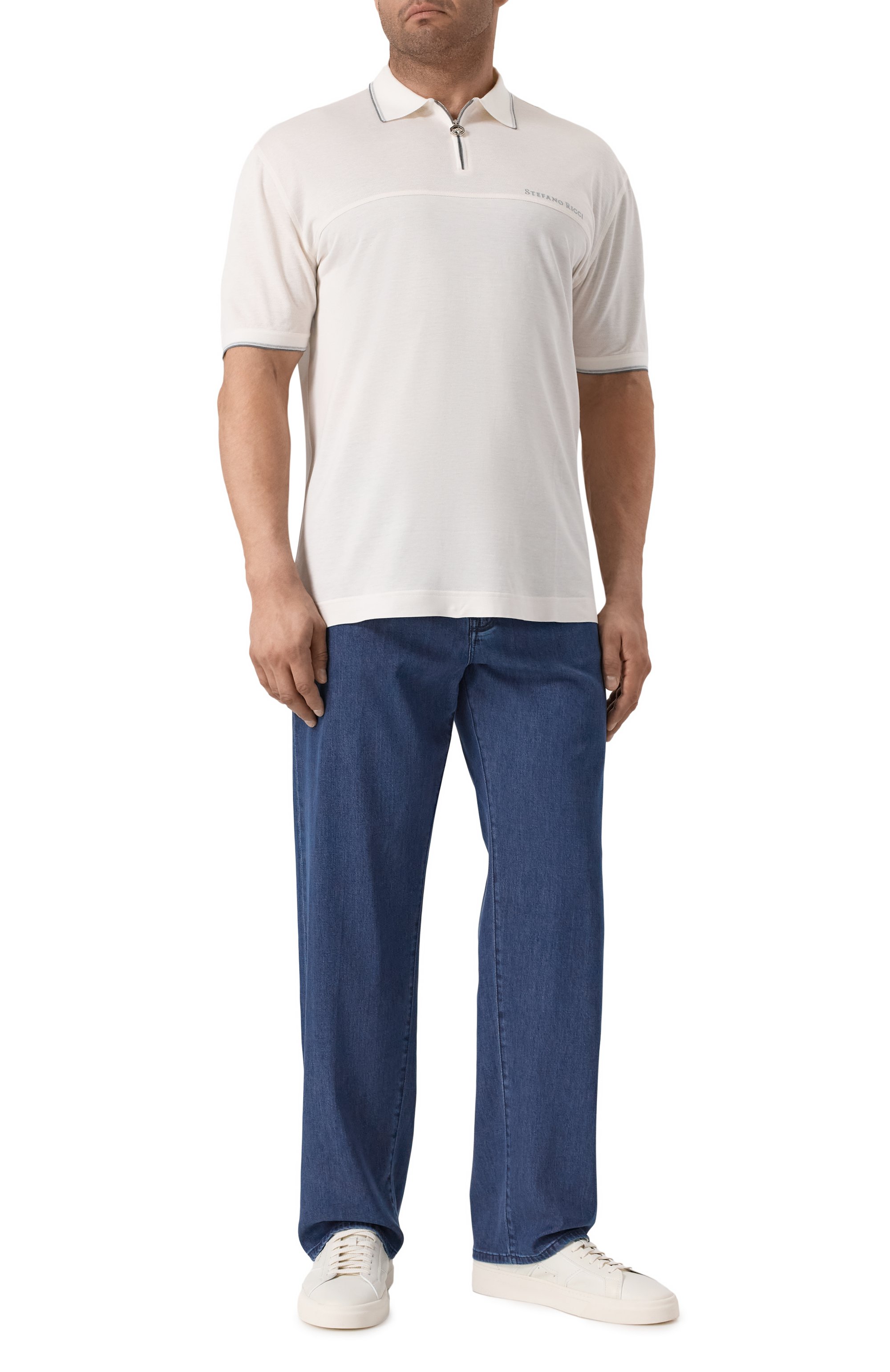 Поло из шелка и льна STEFANO RICCI, арт. K919053P31/T25102/64, фото 2