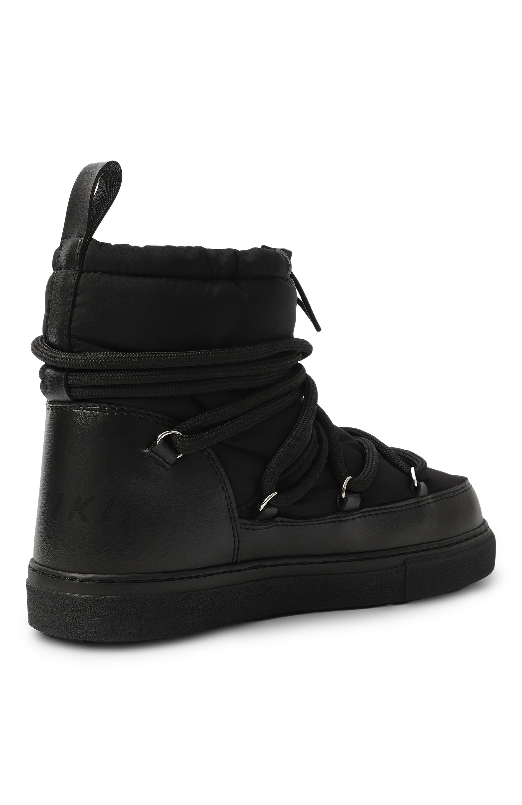 Утепленные полусапоги INUIKII черного цвета по цене 26050 руб., арт. 65202-078/33-38, фото 3 Утепленные полусапоги INUIKII, арт. 65202-078/33-38, фото 3