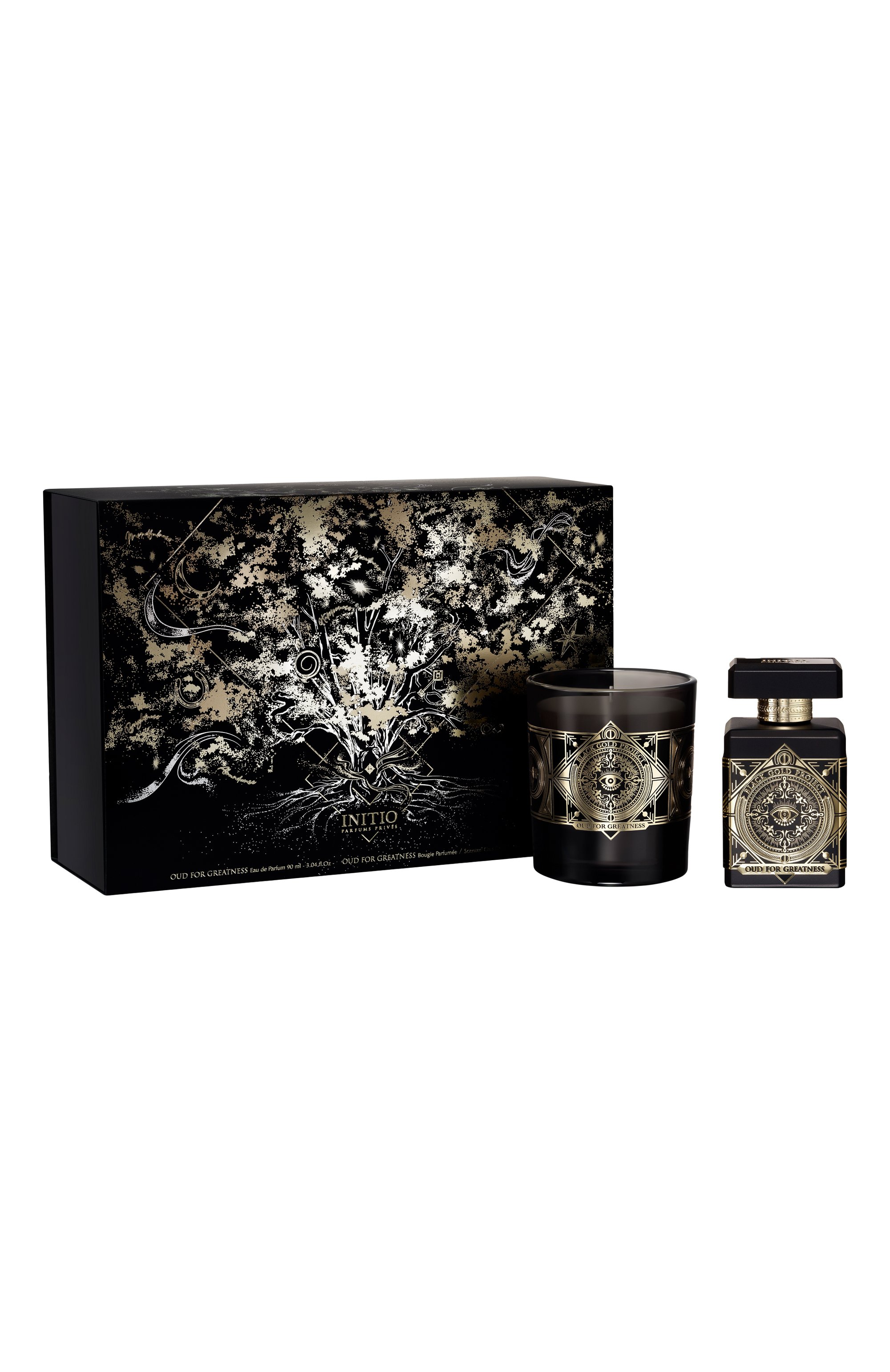 Подарочный набор oud for greatness (90ml+180g) INITIO бесцветного цвета по цене 56000 руб., арт. 3701415902633, фото 1 Подарочный набор oud for greatness (90ml+180g) INITIO, арт. 3701415902633, фото 1
