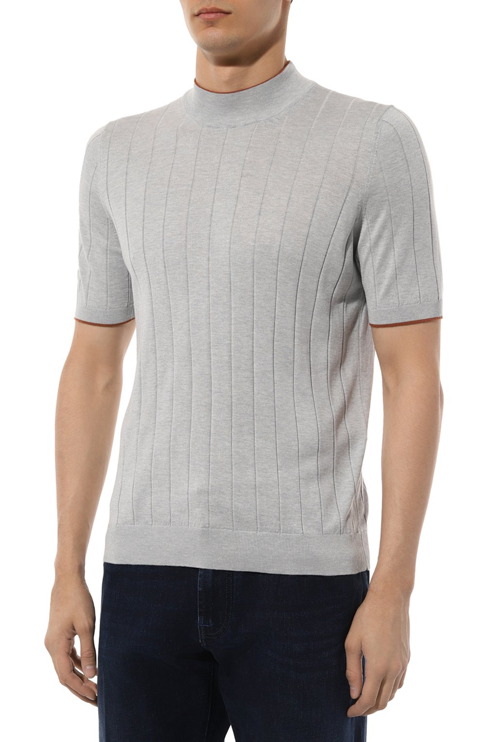 Шелковый джемпер ANDREA CAMPAGNA, арт. 43107/23510, фото 3