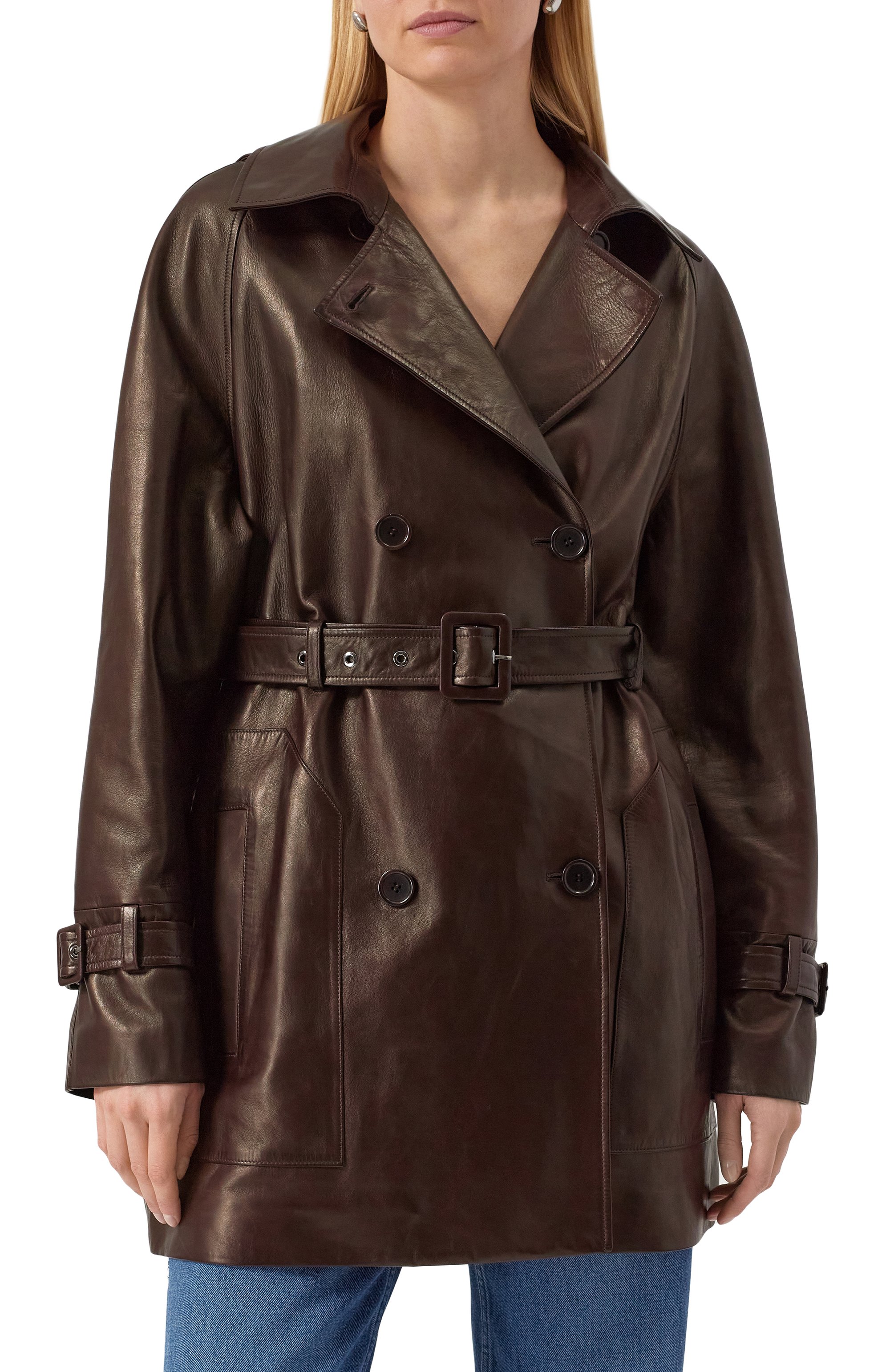 Кожаный тренч MVST, арт. ZBKB-Y139-4/Z2764-1, фото 3