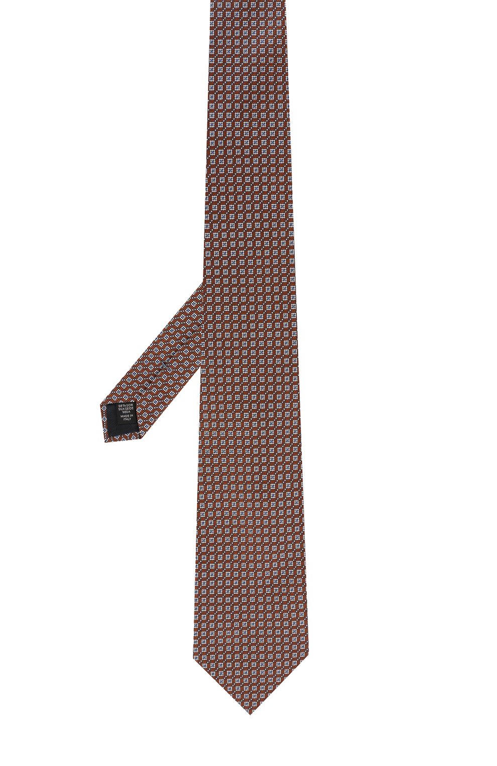 Шелковый галстук с узором ZEGNA, арт. Z3D15/1XW, фото 2