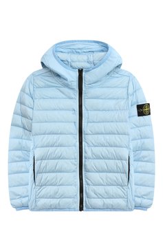 Детского утепленная куртка STONE ISLAND голубого цвета, арт. 801640624/6-8 | Фото 1 (Рукава: Длинные; Кросс-КТ: Утепленный, Демисезон; Материал внешний: Синтетический материал; Материал сплава: Проставлено; Материал подклада: Синтетический материал; Драгоценные камни: Проставлено; Ростовка одежда: 6 лет | 116 см, 8 лет | 128 см)