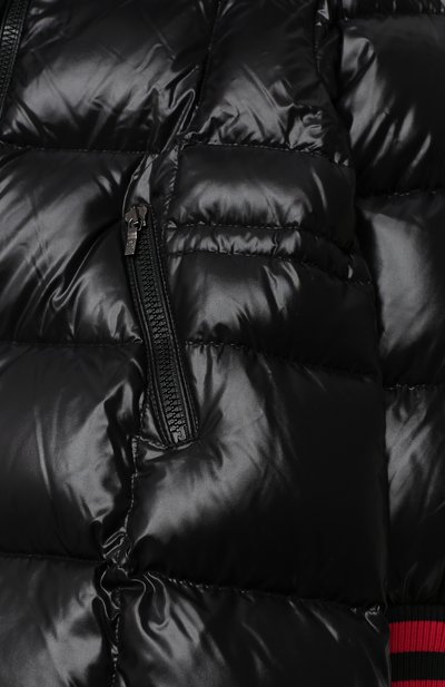 Пуховое пальто MONCLER черного цвета по цене 106000 руб., арт. F2-954-1C504-12-68950/8-10A, фото 3 Пуховое пальто MONCLER, арт. F2-954-1C504-12-68950/8-10A, фото 3