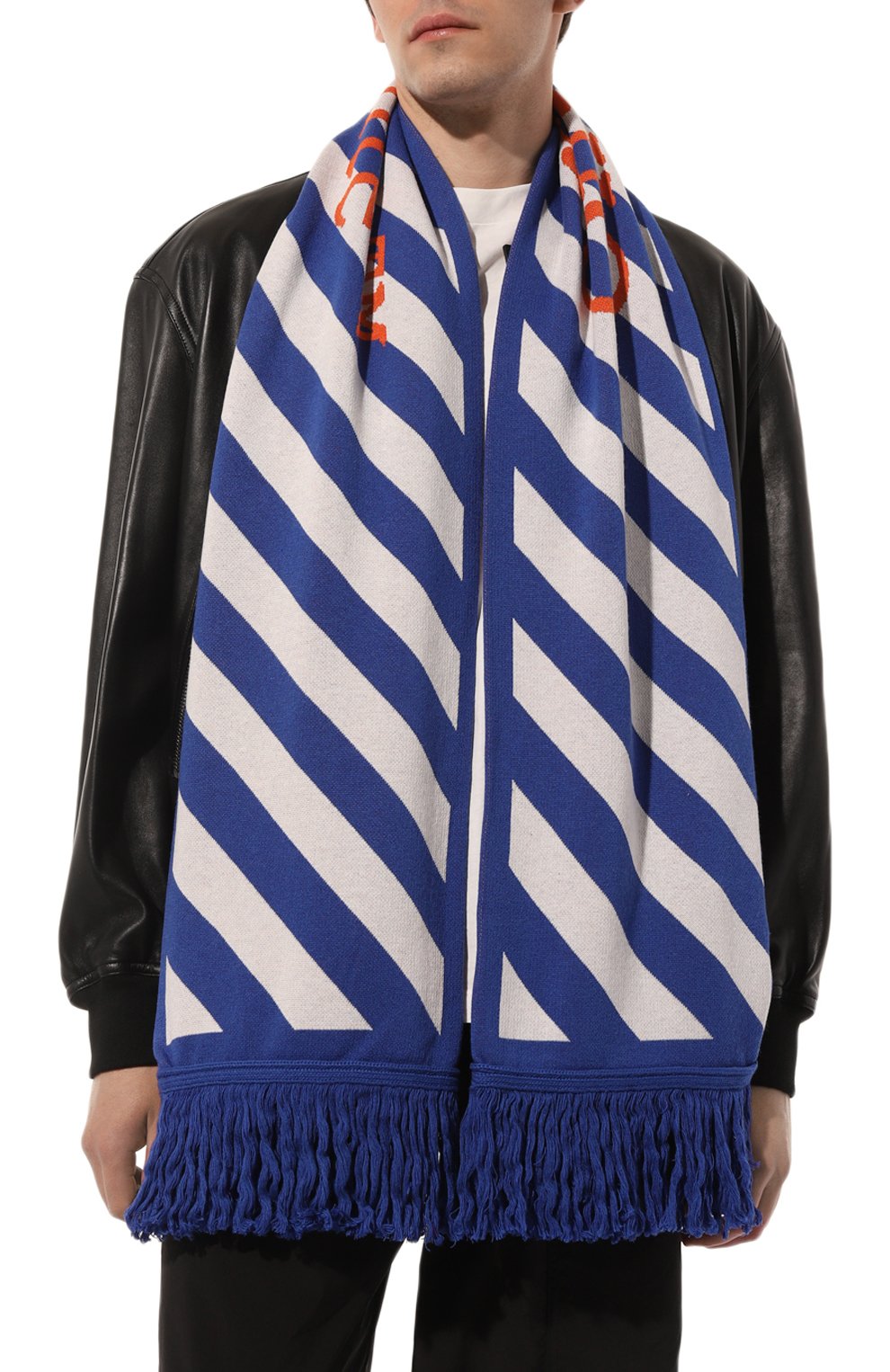 Шерстяной шарф OFF-WHITE, арт. OMMA001F22KNI0014520, фото 2