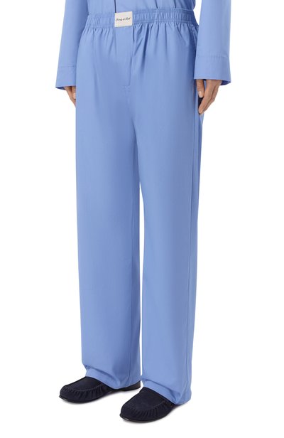 Хлопковые брюки SPORTY AND RICH, арт. PA065711329BL144, фото 3