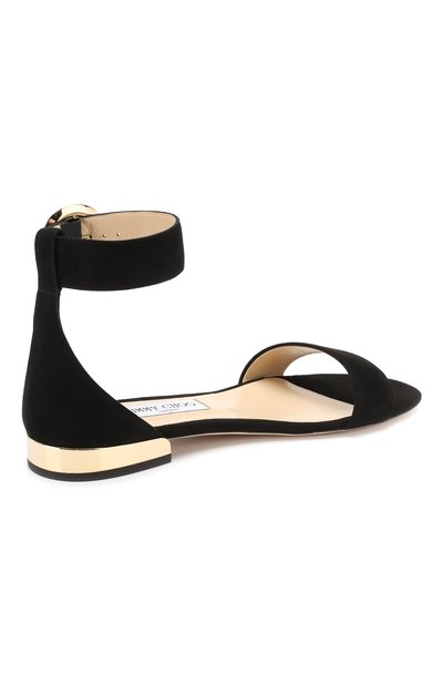 Замшевые сандалии jamie JIMMY CHOO, арт. JAIMIE FLAT/SUE, фото 4