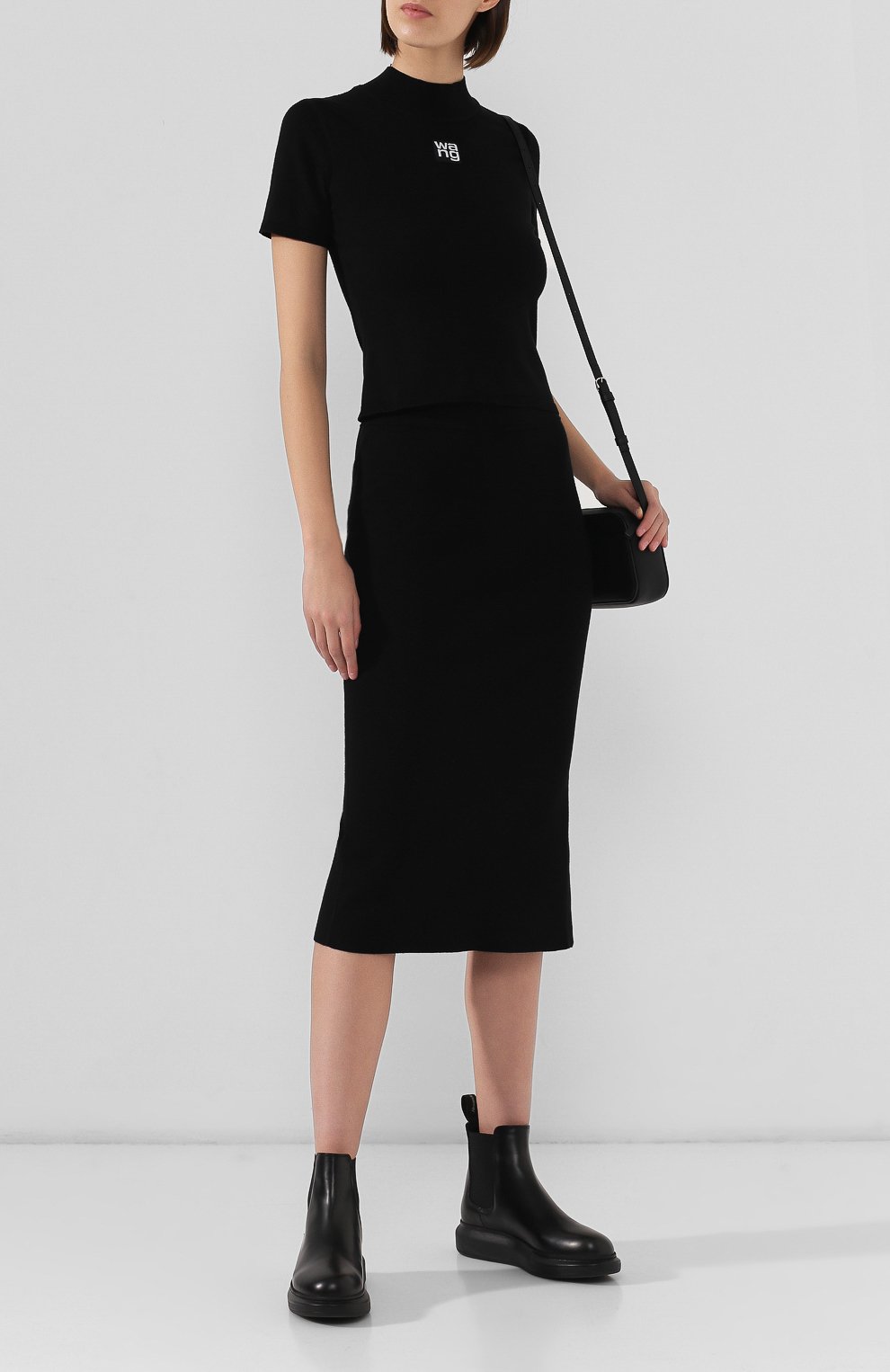 Топ ALEXANDERWANG.T черного цвета по цене 31150 руб., арт. 4KC2191008, фото 2 Топ ALEXANDERWANG.T, арт. 4KC2191008, фото 2