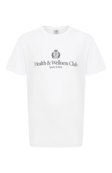 Мужская хлопковая футболка SPORTY AND RICH, арт. T0043620241WH01