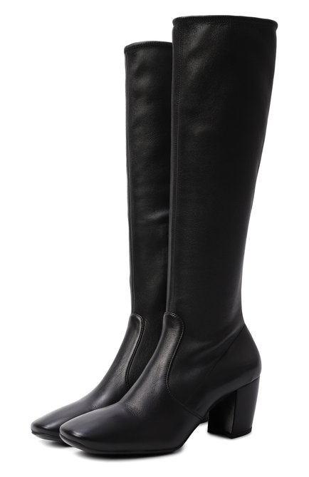 Женские кожаные сапоги PRADA, арт. 1W879I-008-F0002-F-065