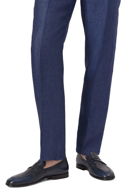 Кожаные пенни-лоферы PANTANETTI, арт. 18572D, фото 3