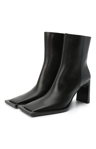 Кожаные ботильоны flat 90 BALENCIAGA, арт. 636632/WB980, фото 1