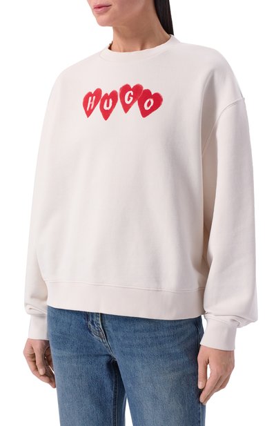 Хлопковый свитшот HUGO, арт. 50555824, фото 3