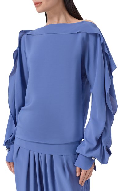 Блузка из вискозы и шелка LANVIN, арт. RW-T00010-6253-P26, фото 3