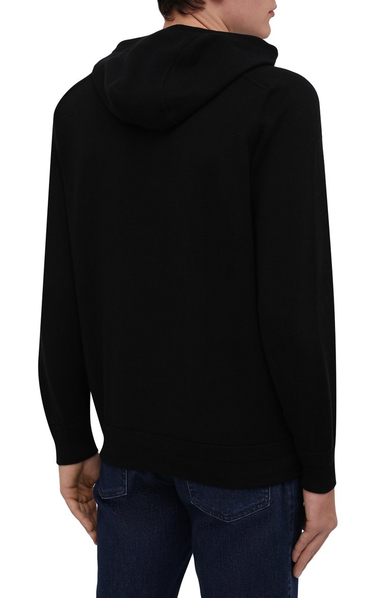 Худи из хлопка и кашемира ZEGNA, арт. UWQ29/177, фото 4