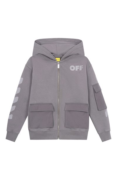 Хлопковая толстовка OFF-WHITE, арт. 0BBE005F25FLE001/4-12