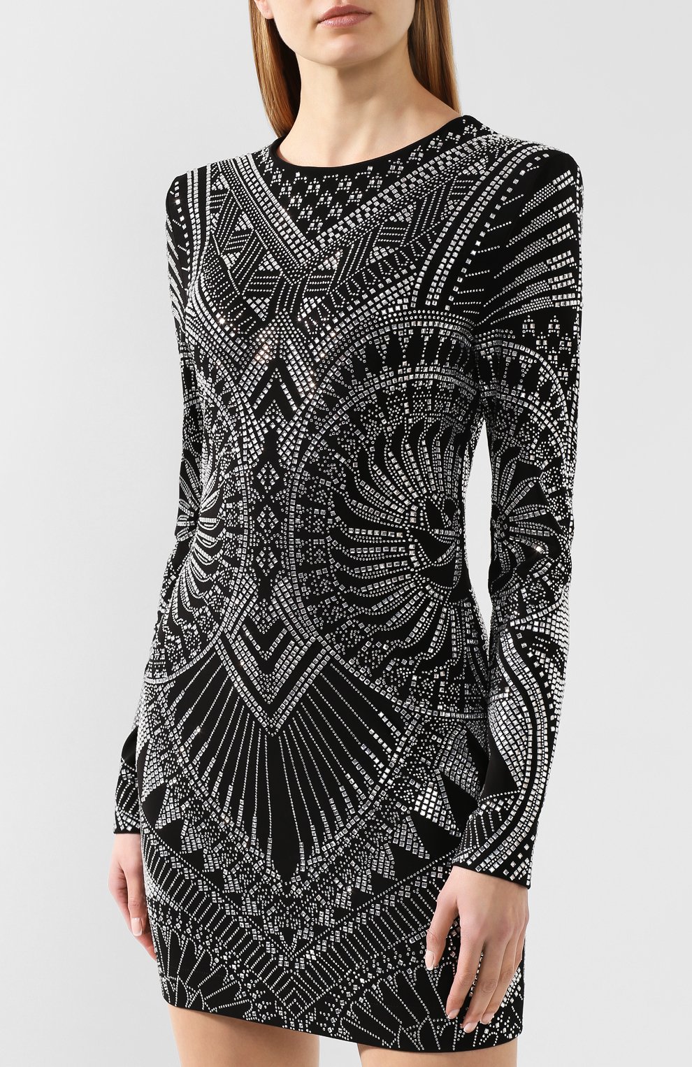Платье BALMAIN черного цвета по цене 358000 руб., арт. TF16202/J028, фото 3 Платье BALMAIN, арт. TF16202/J028, фото 3