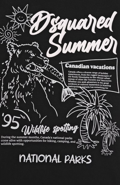 Хлопковая футболка DSQUARED2, арт. DQ3159/D004G, фото 3