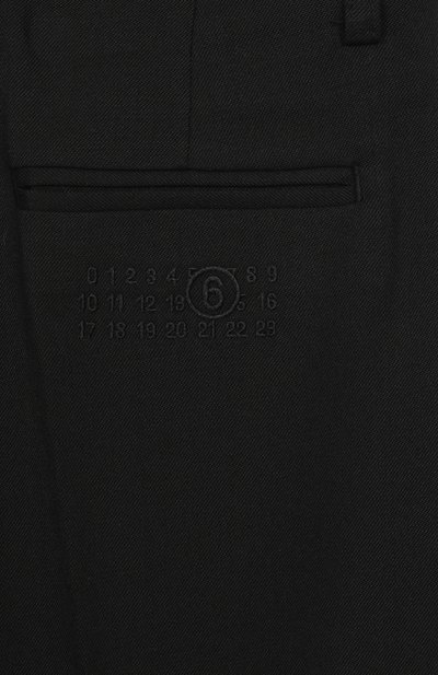 Брюки MM6 черного цвета по цене 34600 руб., арт. M60839/MM03D, фото 3 Брюки MM6, арт. M60839/MM03D, фото 3