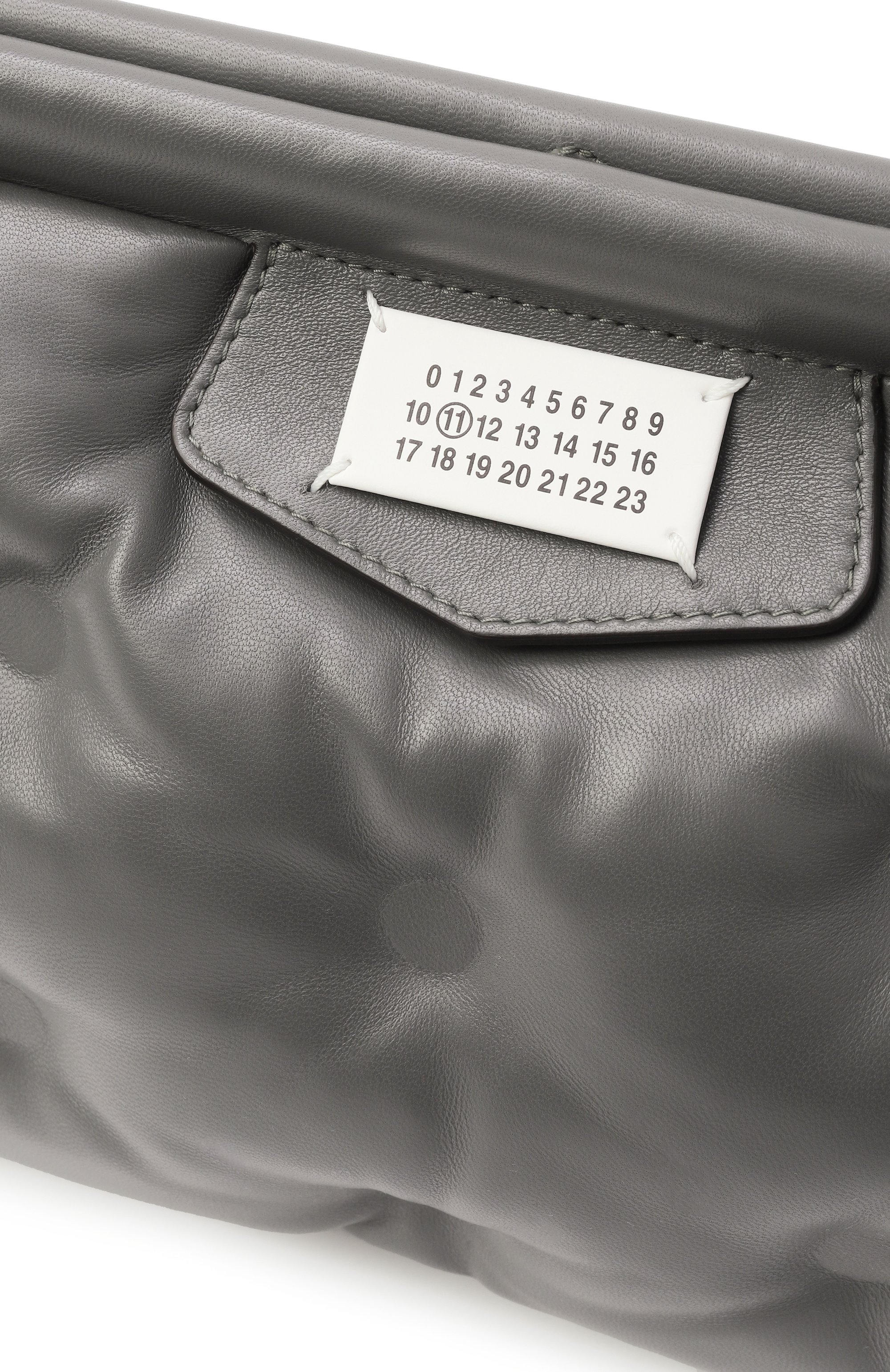 Сумка glam slam classique small MAISON MARGIELA серого цвета по цене 238000 руб., арт. SB1WG0028/P4300, фото 3 Сумка glam slam classique small MAISON MARGIELA, арт. SB1WG0028/P4300, фото 3