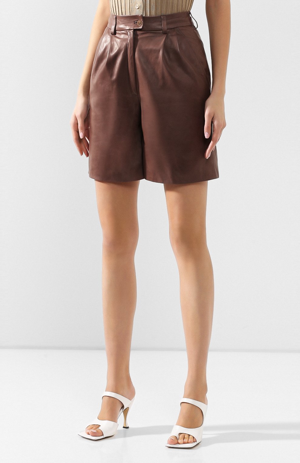 Кожаные шорты MASLOV, арт. SH001, фото 3