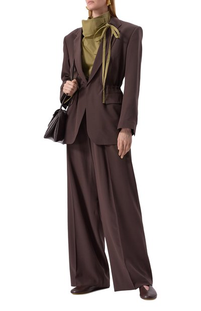 Кожаные балетки duck MOSCHINO, арт. 11010/MA0, фото 2