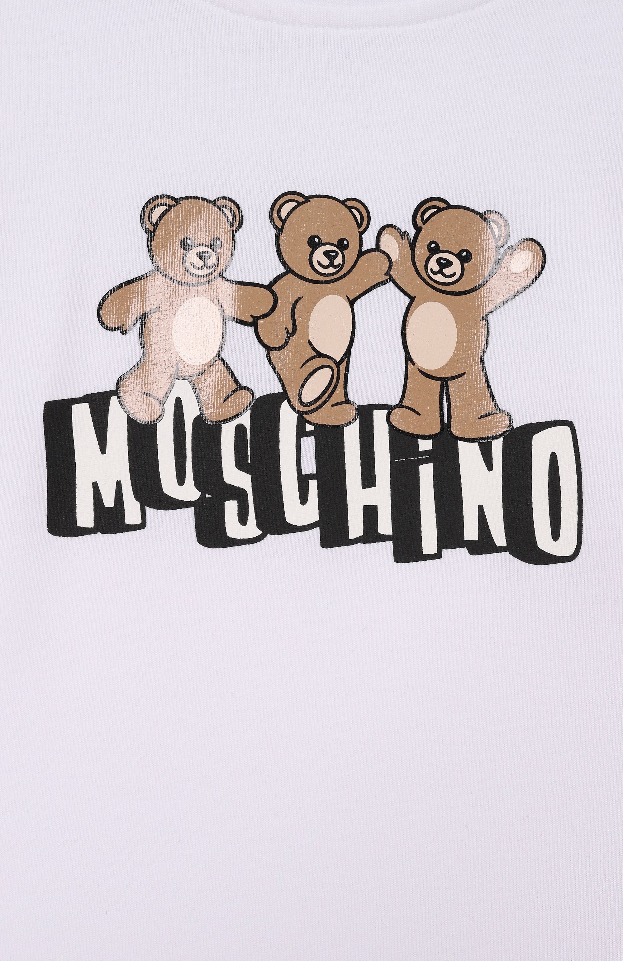 Комплект из футболки и шорт MOSCHINO темно-синего цвета по цене 24000 руб., арт. HUG00W/LCA88, фото 6 Комплект из футболки и шорт MOSCHINO, арт. HUG00W/LCA88, фото 6