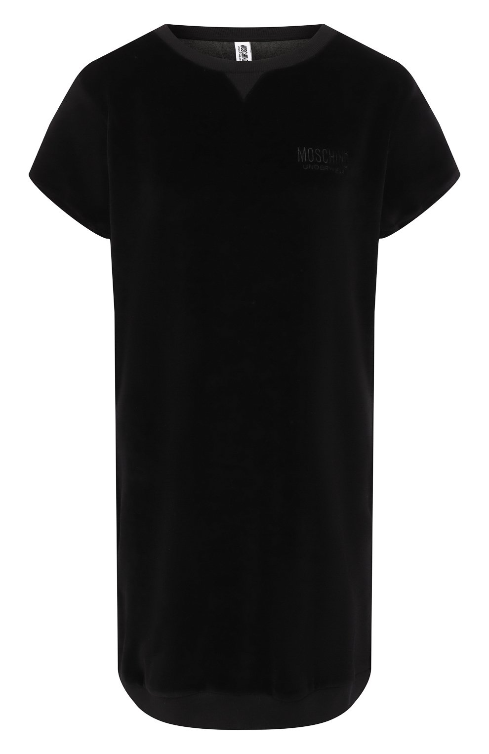 Хлопковое платье MOSCHINO черного цвета по цене 15600 руб., арт. A1813/9030, фото 1 Хлопковое платье MOSCHINO, арт. A1813/9030, фото 1