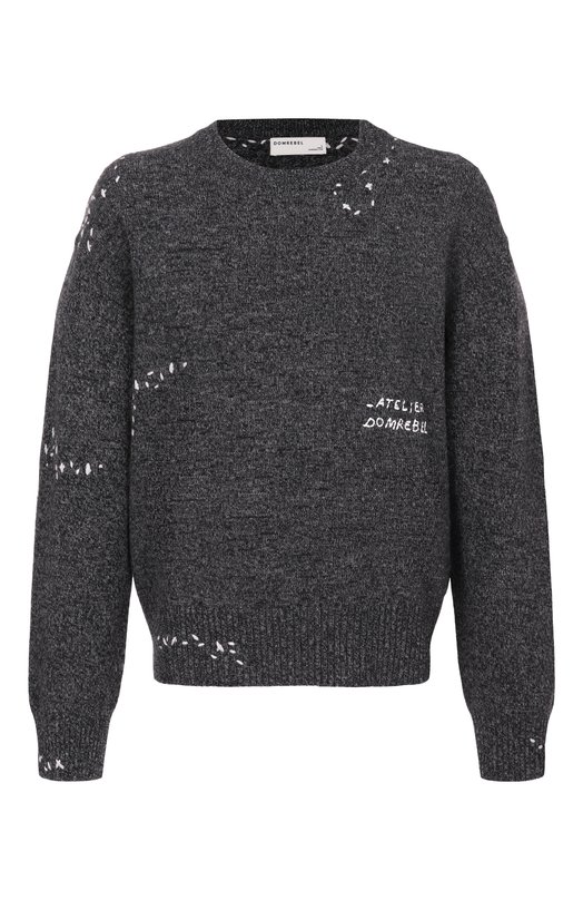Свитер DOMREBEL M RENEGADE/KNIT CREWNECK Серый M RENEGADE/KNIT CREWNECK