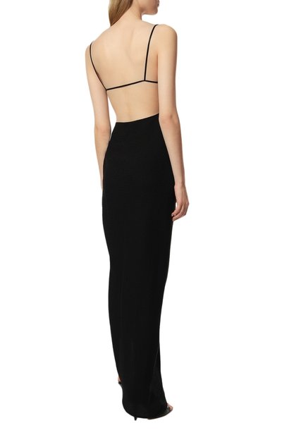 Платье из вискозы IN THE MOOD FOR LOVE черного цвета по цене 63900 руб., арт. HEPNER DRESS/PF2100100013, фото 4 Платье из вискозы IN THE MOOD FOR LOVE, арт. HEPNER DRESS/PF2100100013, фото 4