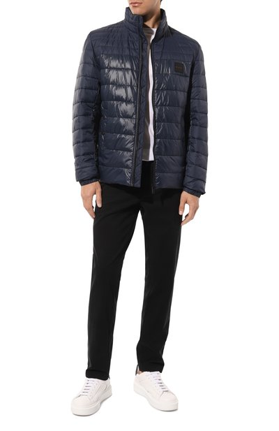 Утепленная куртка BOSS ORANGE темно-синего цвета по цене 27000 руб., арт. 50496766, фото 2 Утепленная куртка BOSS ORANGE, арт. 50496766, фото 2