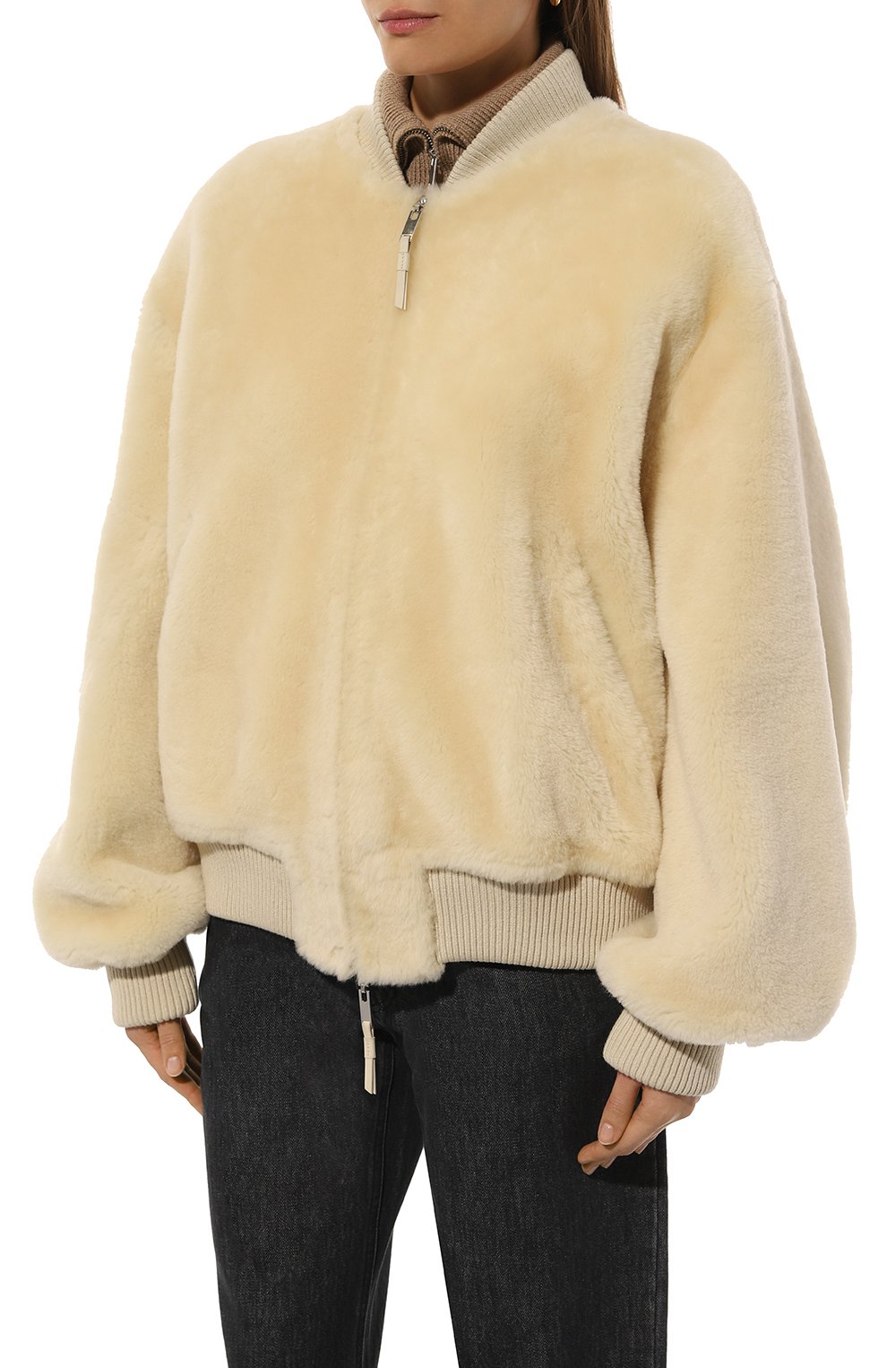 Двусторон�ний бомбер из овчины ANNE VEST, арт. FW24/01/33961/02, фото 3