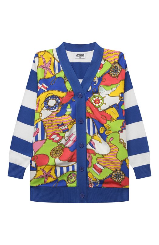 

Хлопковый кардиган Moschino, Разноцветный