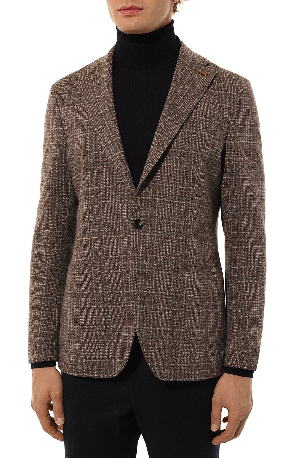 Пиджак из хлопка и шерсти SARTORIA LATORRE коричневого цвета по цене 61550 руб., арт. JD74/JG051, фото 5 Пиджак из хлопка и шерсти SARTORIA LATORRE, арт. JD74/JG051, фото 5